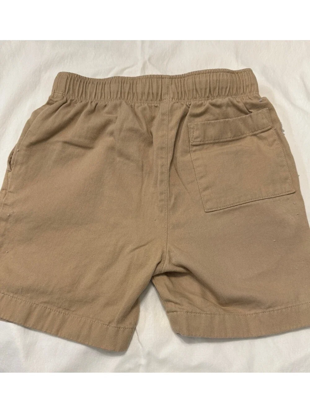 Crewcuts Children's Khaki Elastic Waist Drawstring Shorts, Size 8